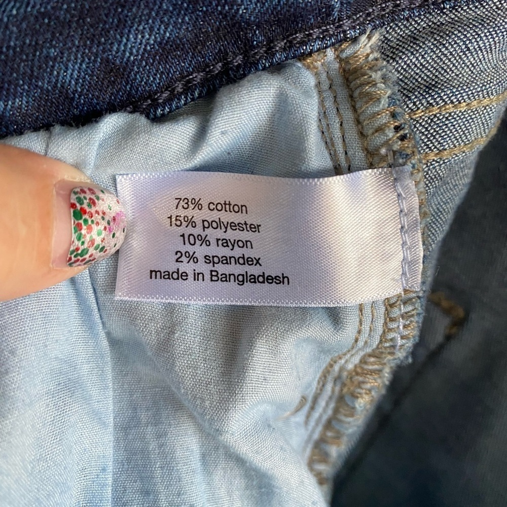 Lane Bryant Hi Rise Essential Stretch Straight Jeans Magic Waistband Size 18L - Picture 5 of 8